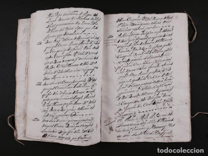 Libros antiguos: LIBRO MANUSCRITO, CENSO DE 1400 DUCADOS 1777 - Foto 2