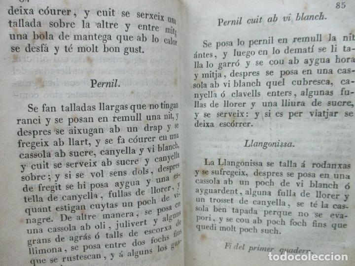 Libros antiguos: LA CUYNERA CATALANA &oacute; sia reglas &uacute;tils, facils,... - Foto 6
