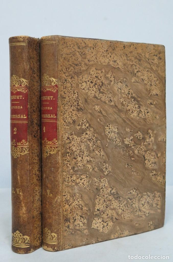 Libros antiguos: 1842.- HISTORIA UNIVERSAL. BOSSUET. 2 TOMOS - Foto 1