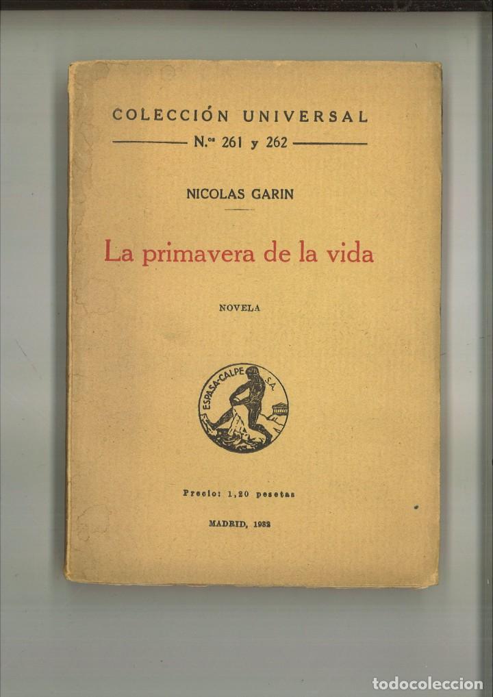 Libros antiguos: LA PRIMAVERA DE LA VIDA. Nicol&aacute;s Garin - Foto 1