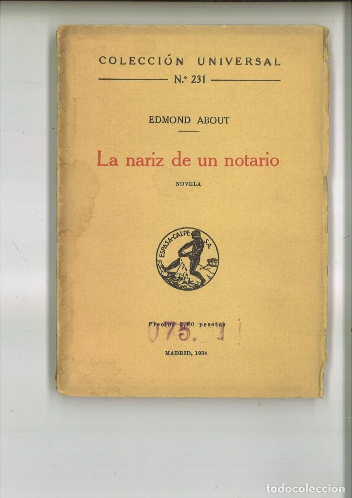 Libros antiguos: LA NARIZ DE UN NOTARIO. Edmund About - Foto 1