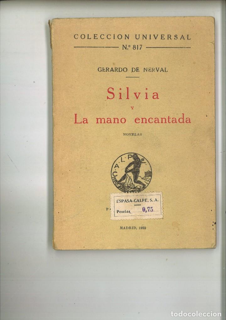 Libros antiguos: SILVIA Y LA MANO ENCANTADA. Gerardo de Nerval - Foto 1