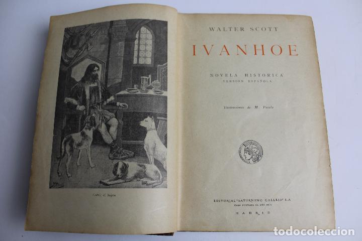 Libros antiguos: L- 4301. IVANHOE, WALTER SCOTT. 1931. - Foto 2