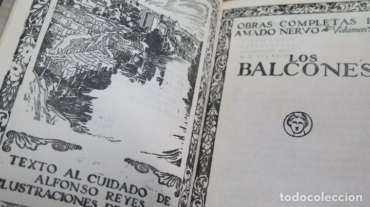 Libros antiguos: LOS BALCONES. AMADO NERVO - Foto 2