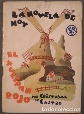 Libros antiguos: CASTRO, Crist&oacute;bal de: EL TULIPAN ROJO. Ils. de Augusto - Foto 1