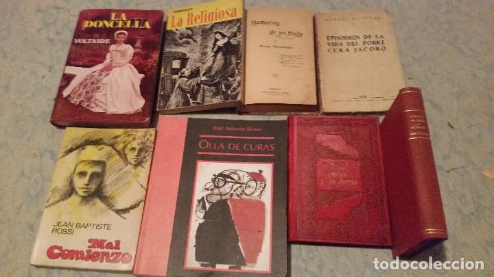 Libros antiguos: Novelas y ensayos anticlericales. - Foto 1