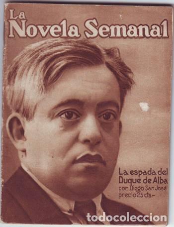 Libros antiguos: SAN JOSE, Diego: LA ESPADA DEL DUQUE DE ALBA - Foto 1