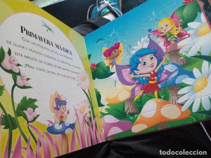 Libros antiguos: Libro Hadas M&aacute;gicas 5 puzzles &iexcl;&iexcl;Completo!! - Foto 4
