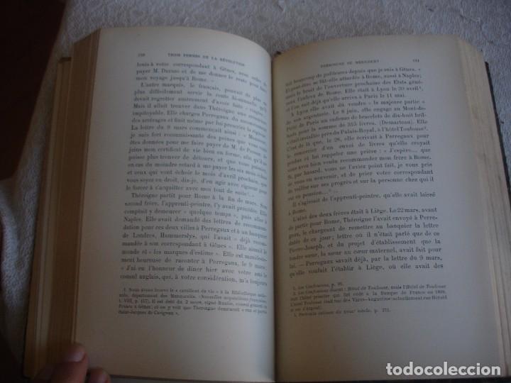 Libros antiguos: Trois femmes de la R&eacute;volution - Foto 7