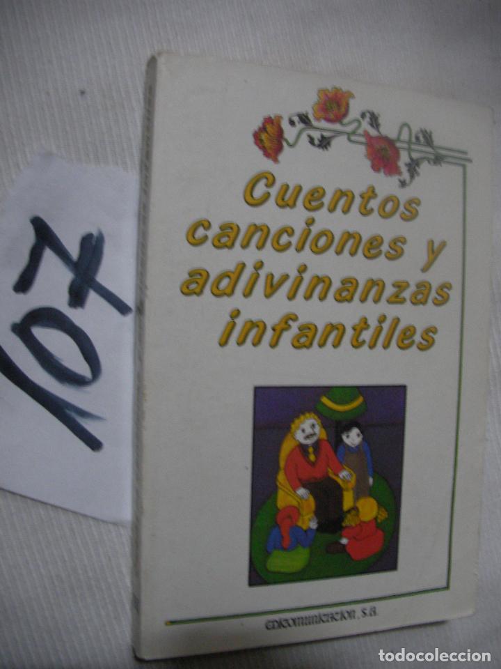 Libros antiguos: CUENTOS, CANCIONES Y ADIVINANZAS INFANTILES - Foto 1