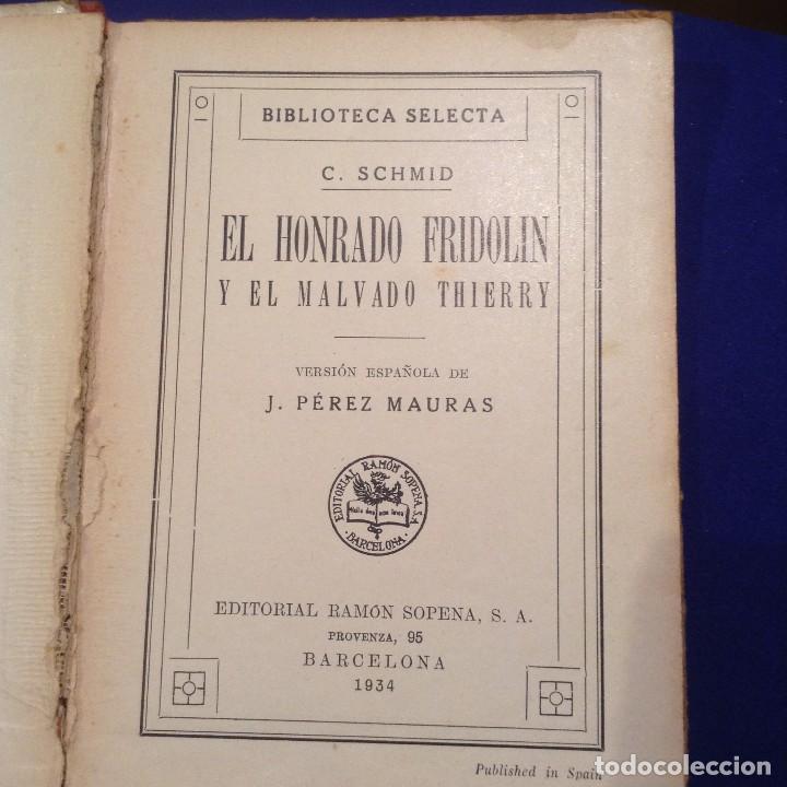 Libros antiguos: EL HONRADO FRIDOLIN - Foto 3