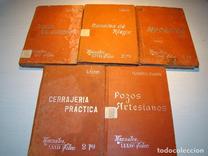 Libros antiguos: LOTE DE MANUALES SOLER - Foto 1