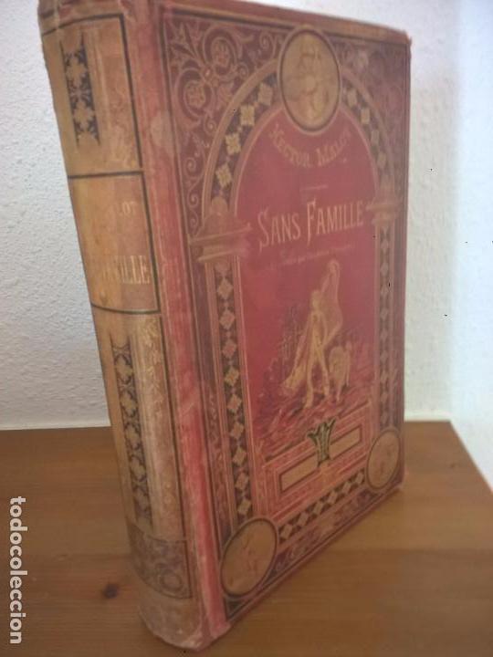 Libros antiguos: 18??.. SANS FAMILLE, MALOT HECTOR.HETZEL - Foto 1