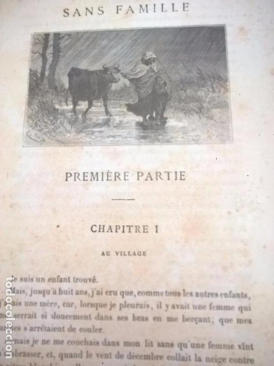 Libros antiguos: 18??.. SANS FAMILLE, MALOT HECTOR.HETZEL - Foto 5