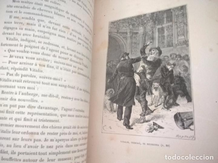 Libros antiguos: 18??.. SANS FAMILLE, MALOT HECTOR.HETZEL - Foto 7