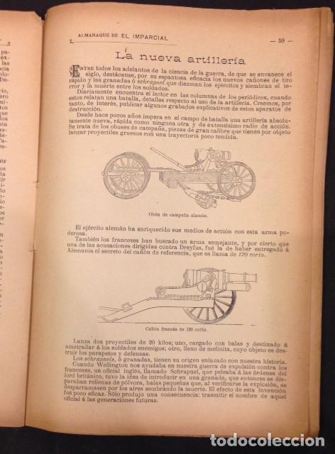 Libros antiguos: ALMANAQUE DE EL IMPARCIAL PARA 1900 - Foto 3