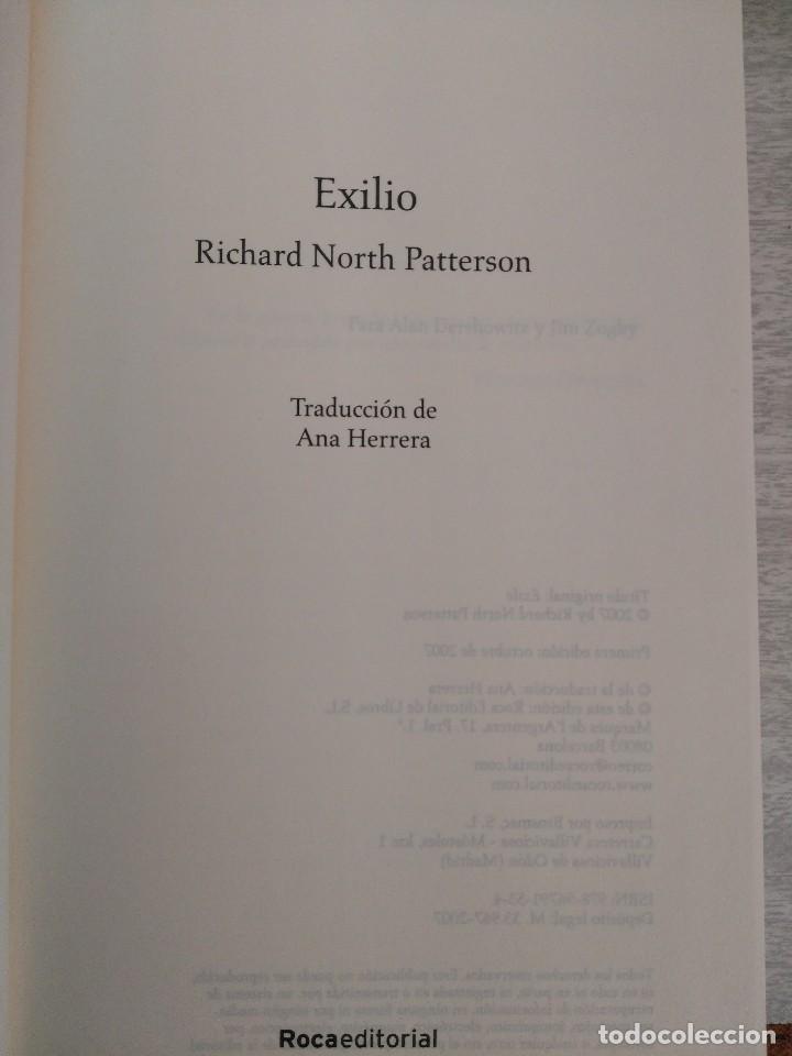 Libros antiguos: EXILIO - RICHARD NORTH PATTERSON - Foto 3