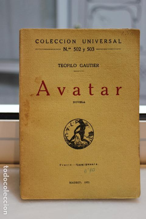 Libros antiguos: AVATAR, TEOFILO GAUTIER. CALPE 1921 - Foto 1