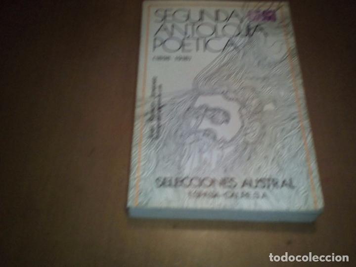 Libros antiguos: Segunda antolog&iacute;a poetica - Foto 1