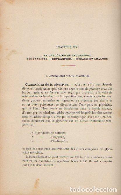 Libros antiguos: TRAIT&Eacute; PRACTIQUE DE SAVONNERIE - &Eacute;DOUARD MORIDE. CH. B&Eacute;RANGER, &Eacute;DITEUR, 1909 - Foto 5