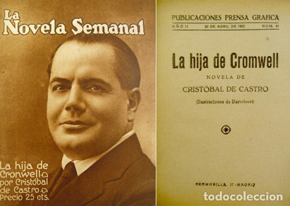 Libros antiguos: CASTRO, Cristobal de.  La hija de Cromwell.  1922. - Foto 1