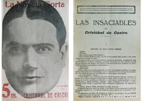 Libros antiguos: CASTRO, Cristobal de.  Las insaciables.  1917. - Foto 1