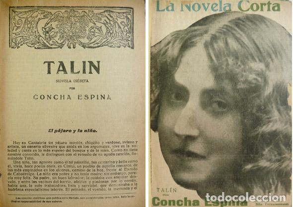 Libros antiguos: ESPINA, Concha.  Tal&iacute;n.  1918. - Foto 1