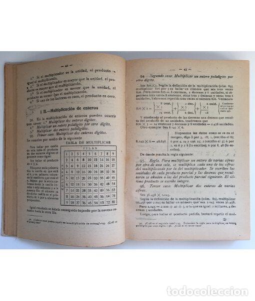 Libros antiguos: TRATADO DE ARITM&Eacute;TICA. TERCER GRADO. . Bu&ntilde;o. 1930. - Foto 3