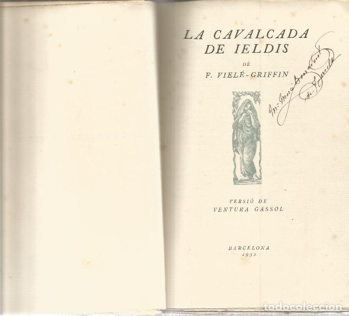 Libros antiguos: La cavalcada de Ieldis - VIELE-GRIFFIN, F. - Foto 2