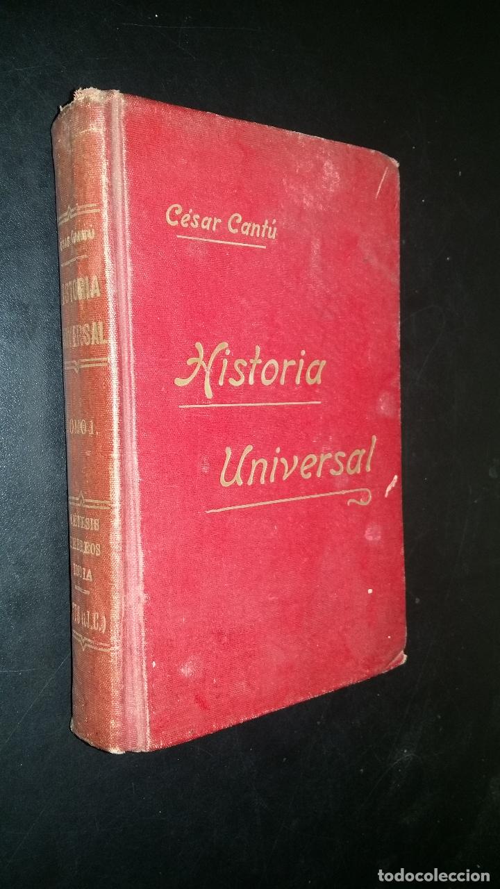 Libros antiguos: Historia Universal / Tomo I / C&eacute;sar Cantu - Foto 1