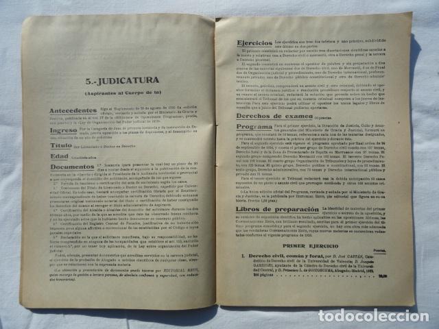 Libros antiguos: LIBRO LIBRITO ANUARIO REUS DEL OPOSITOR. CURSO 1927-28. - Foto 2