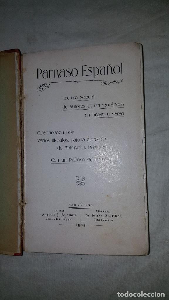 Libros antiguos: PARNASOL ESPA&Ntilde;OL - 1903 - Foto 3