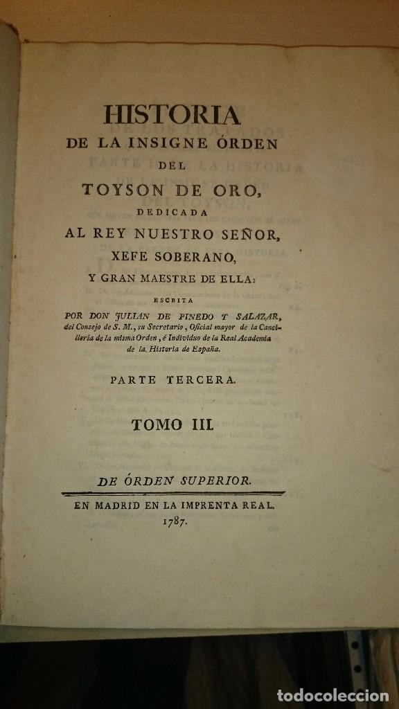 Libros antiguos: 1787 - CONSTITUCIONES ORDENANZAS CEREMONIAS ... DE LA ORDEN DEL TOYSON TOISON DE ORO