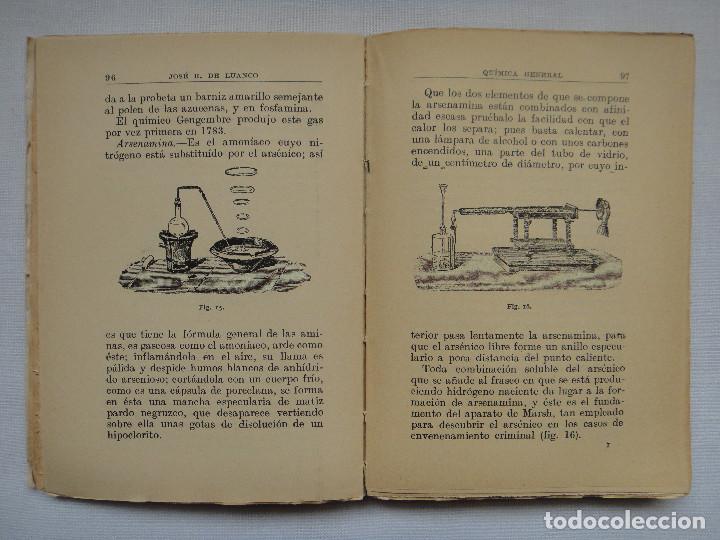 Libros antiguos: COMPENDIO DE QU&Iacute;MICA GENERAL; MANUALES GALLACH 1926 - Foto 2