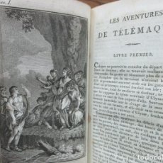 Libros antiguos: LES AVENTURES DE TÉLÉMAQUE FILS D'ULYSSE. FÉNÉLON. 1822.