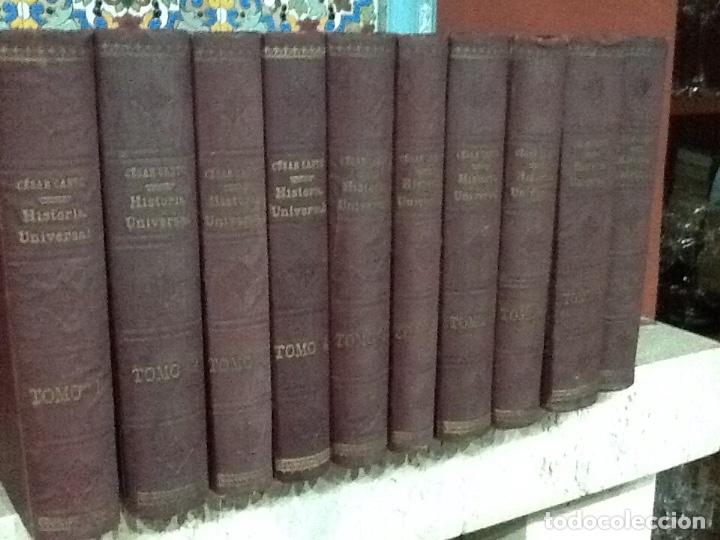 Libros antiguos: Historia universal. ,10 tomos completo,Cesar Cantu - Foto 1