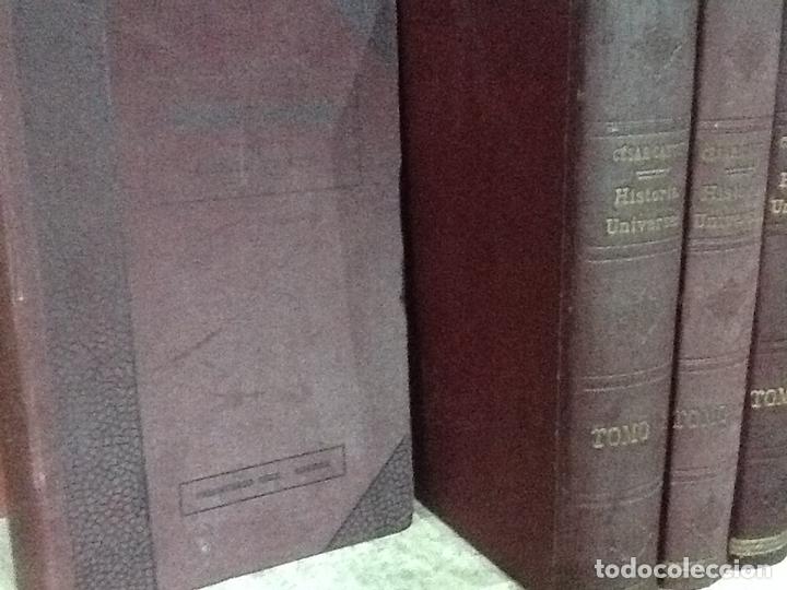 Libros antiguos: Historia universal. ,10 tomos completo,Cesar Cantu - Foto 2