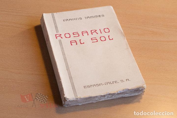 Libros antiguos: Francis Jammes - Rosario al sol - 1921 - Foto 1