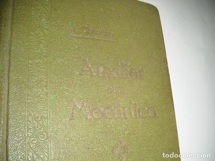 Libros antiguos: CURIOSO LIBRO DE AUXILIAR DE MEC&Aacute;NICO 1916 - Foto 5