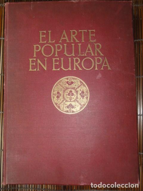 Libros antiguos: El arte popular en Europa - Foto 1