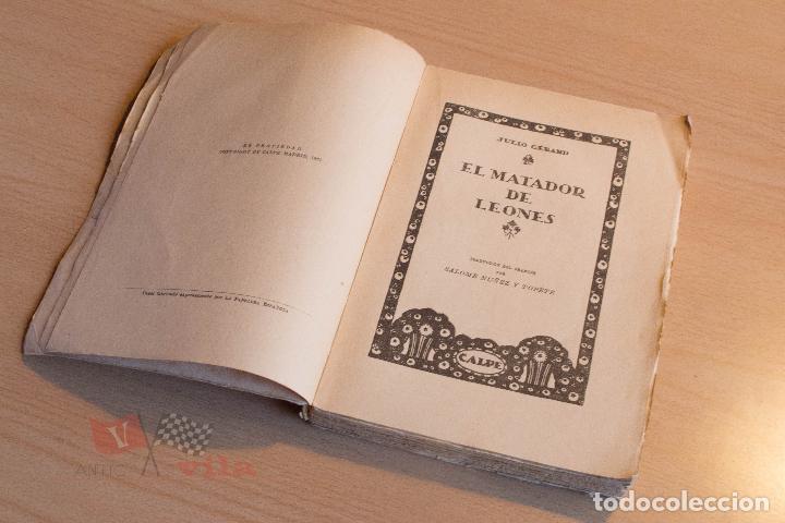 Libros antiguos: Julio Gerard - El Matador de Leones - 1921 - Foto 4