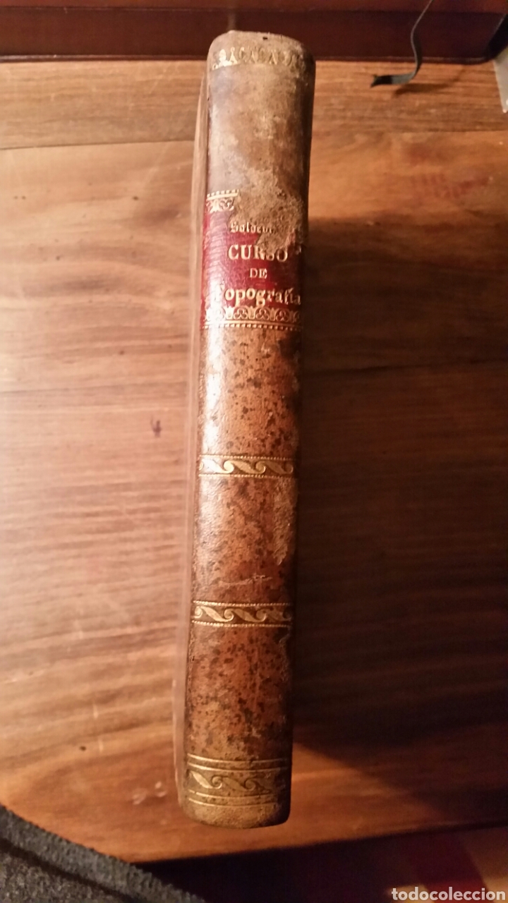 Libros antiguos: Curso elemental de topograf&iacute;a. A&ntilde;o 1888 - Foto 2