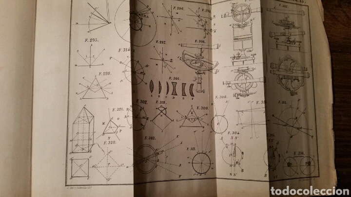 Libros antiguos: Curso elemental de topograf&iacute;a. A&ntilde;o 1888 - Foto 4