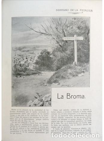 Libros antiguos: SERRANO DE LA PEDROSA, Francisco.  La Broma.  1909. - Foto 2