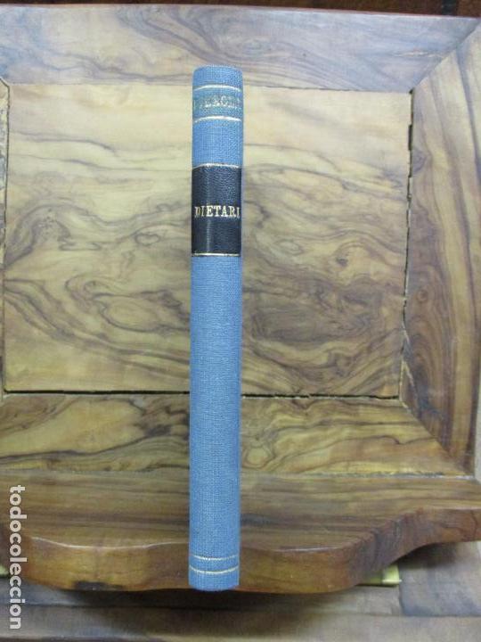 Libros antiguos: DIETARI. FRANCESCH RIEROLA Y MASFERRER. 1908. - Foto 2