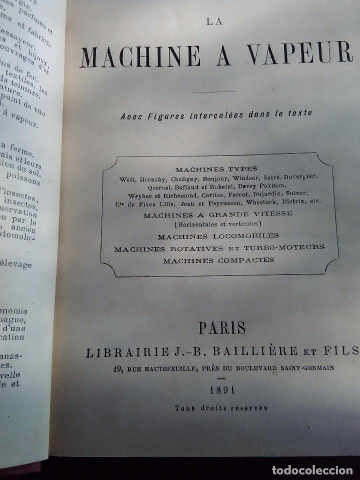 Libros antiguos: MACHINE AVAPEUR AIME WITZ 1891 - Foto 2