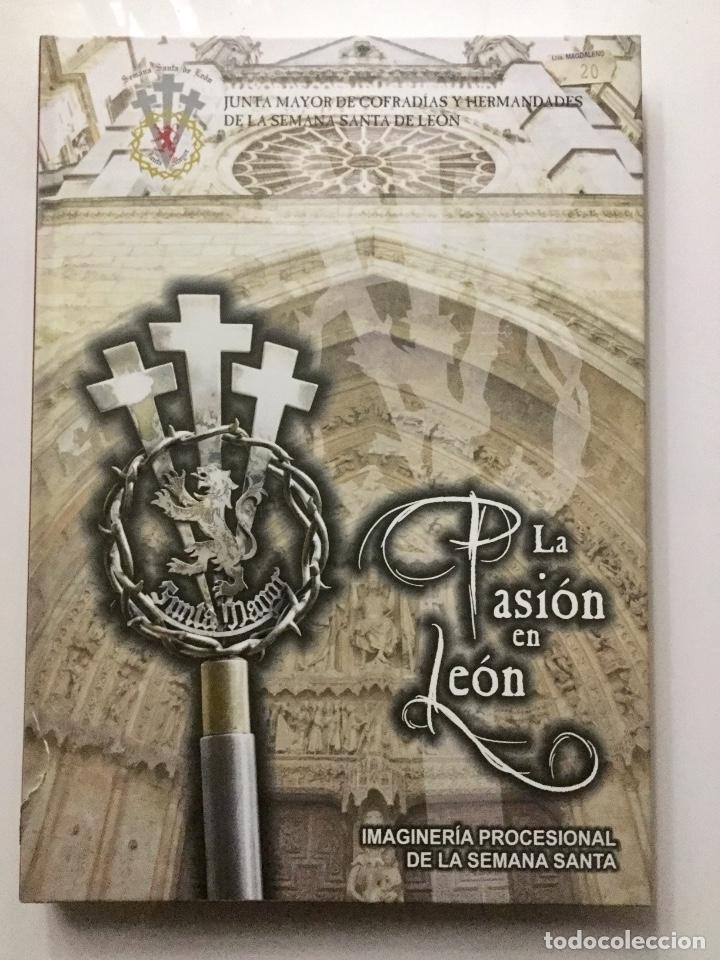 Libros antiguos: La Pasi&oacute;n en Le&oacute;n. Junta Mayor Semana Santa. - Foto 1