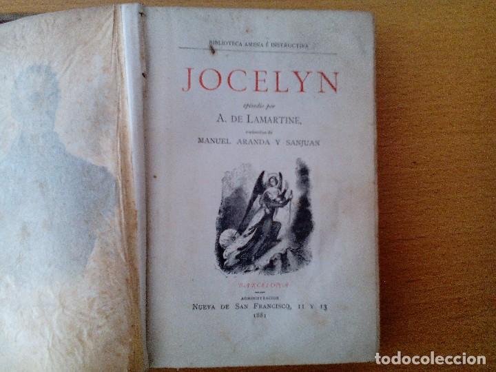 Libros antiguos: Jocelyn - Foto 2