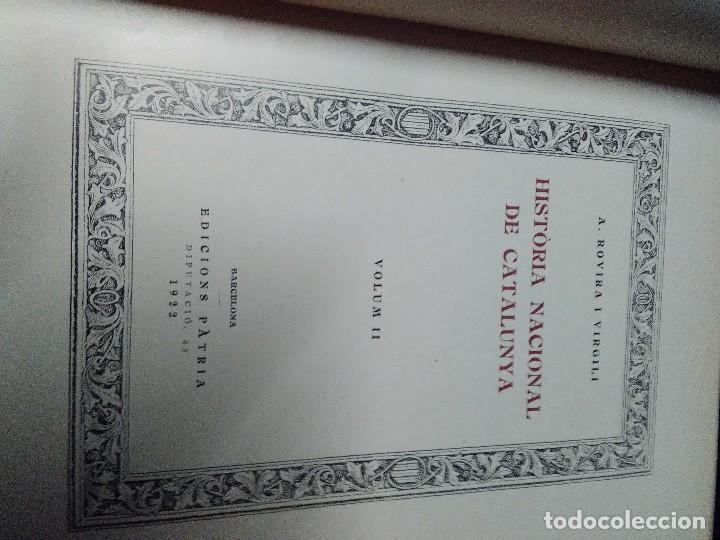 Libros antiguos: HISTORIA NACIONAL DE CATALUNYA. - Foto 3
