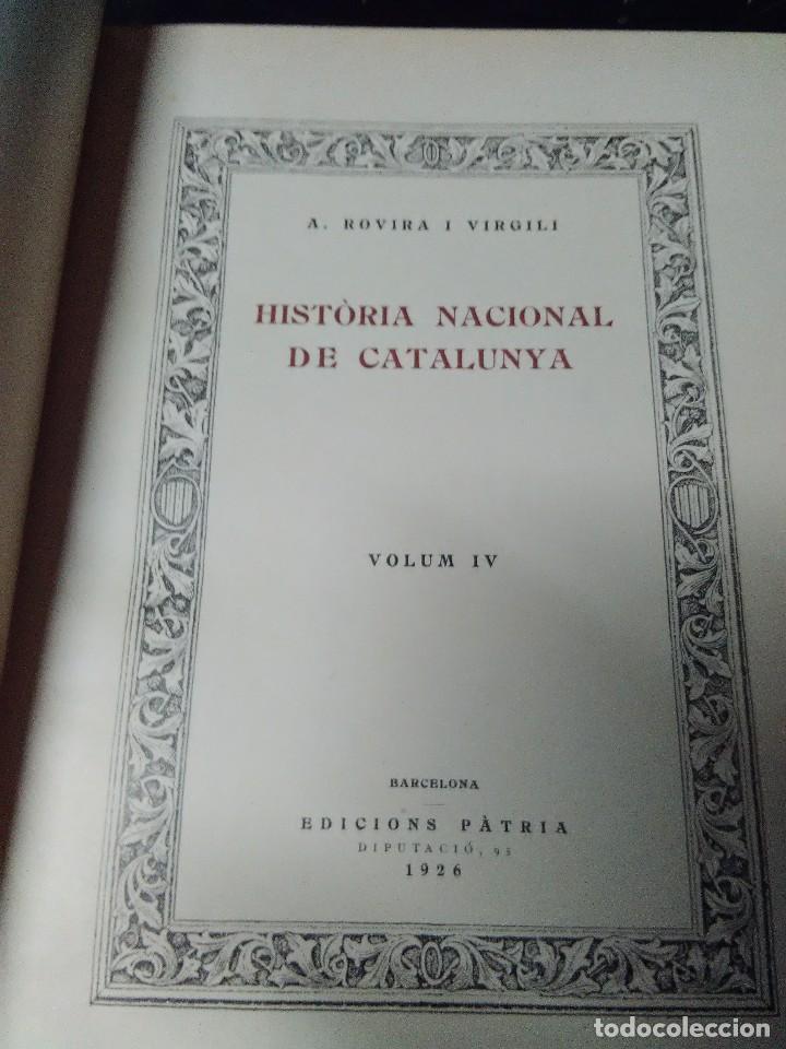 Libros antiguos: HISTORIA NACIONAL DE CATALUNYA. - Foto 5